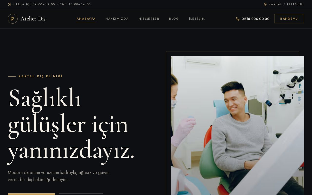 Dişçi — Atelier Noir (Lüks Koyu)