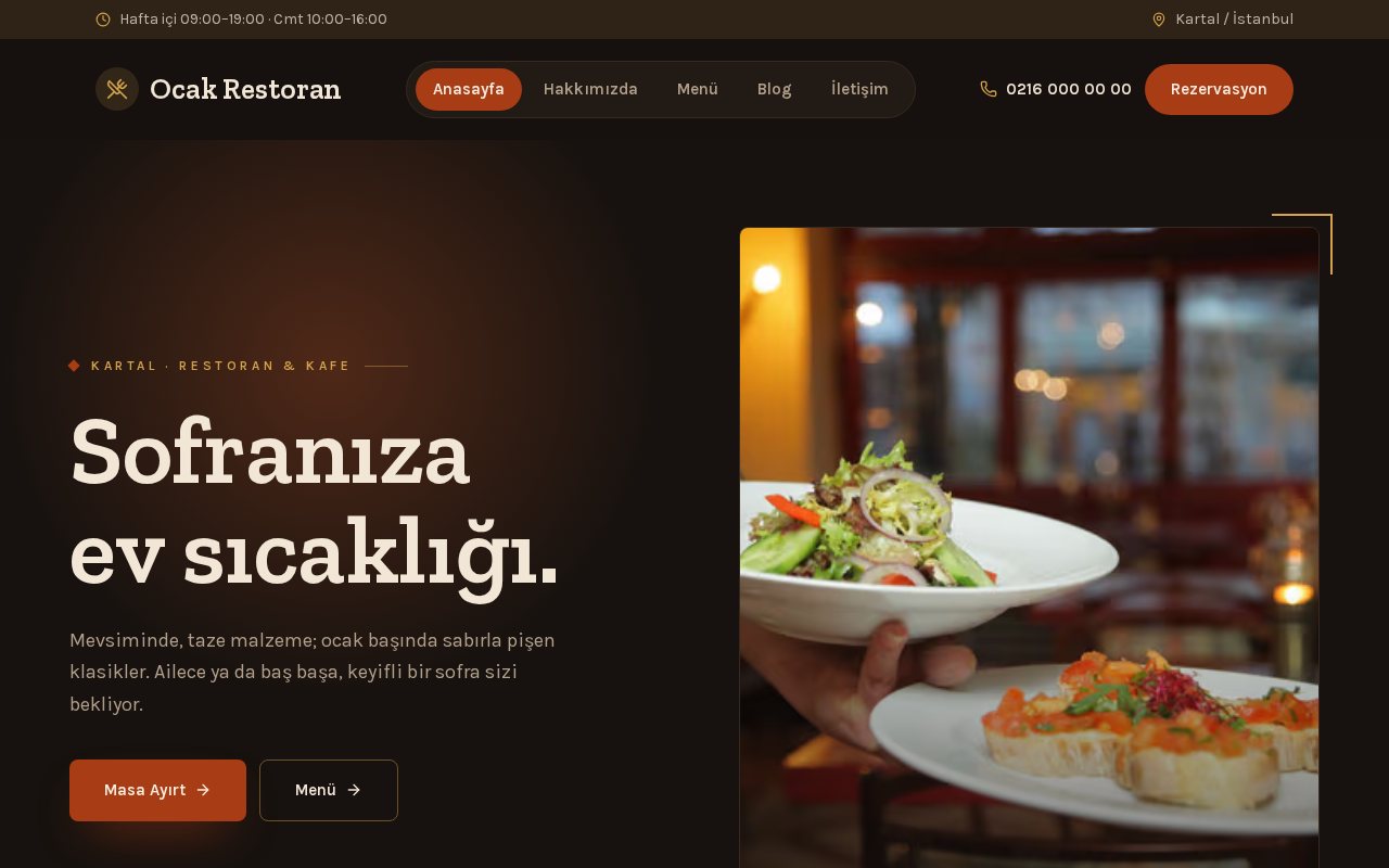 Restoran — Ocak (Kor Ateşi Hearth)