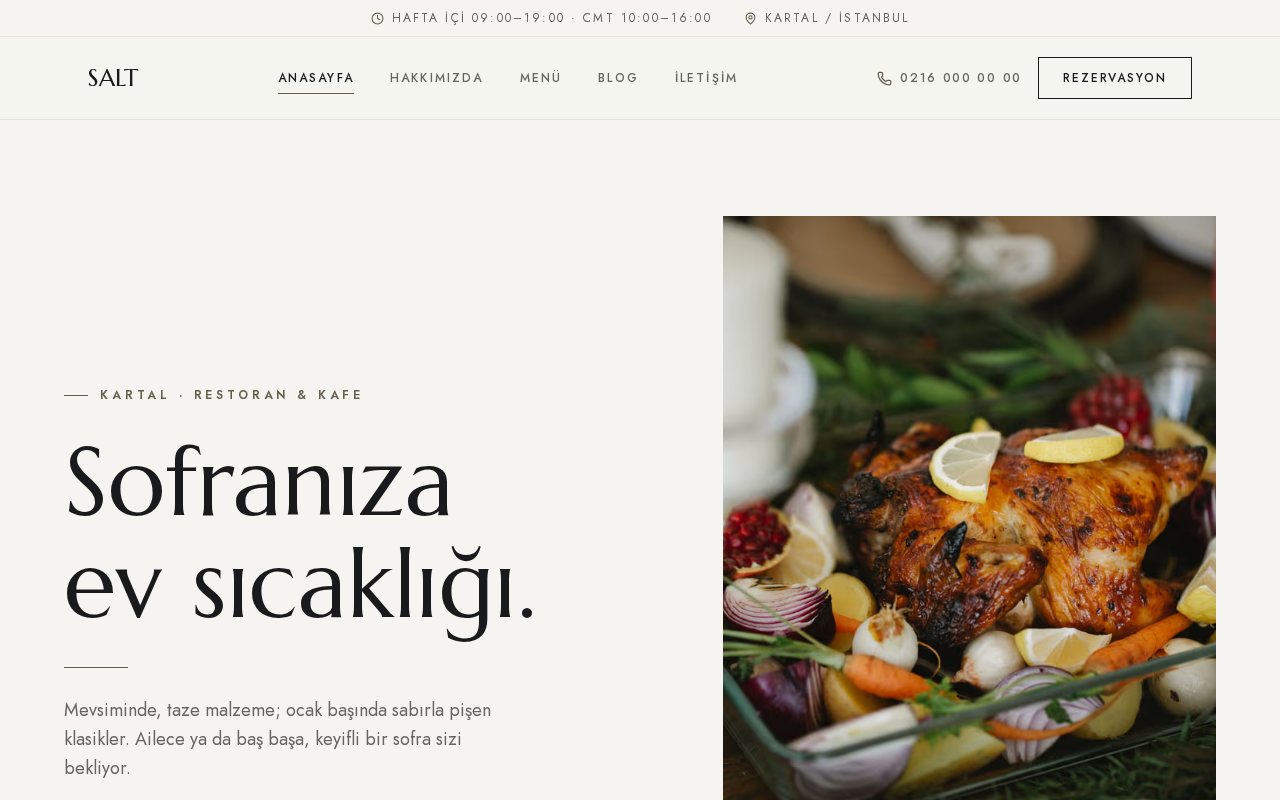 Restoran — Salt (Modern Fine-Dining)